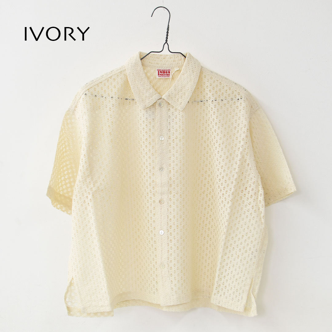 INDIA INDUSTRY [インディアインダストリー] SHORT SLEEVE SHIRT