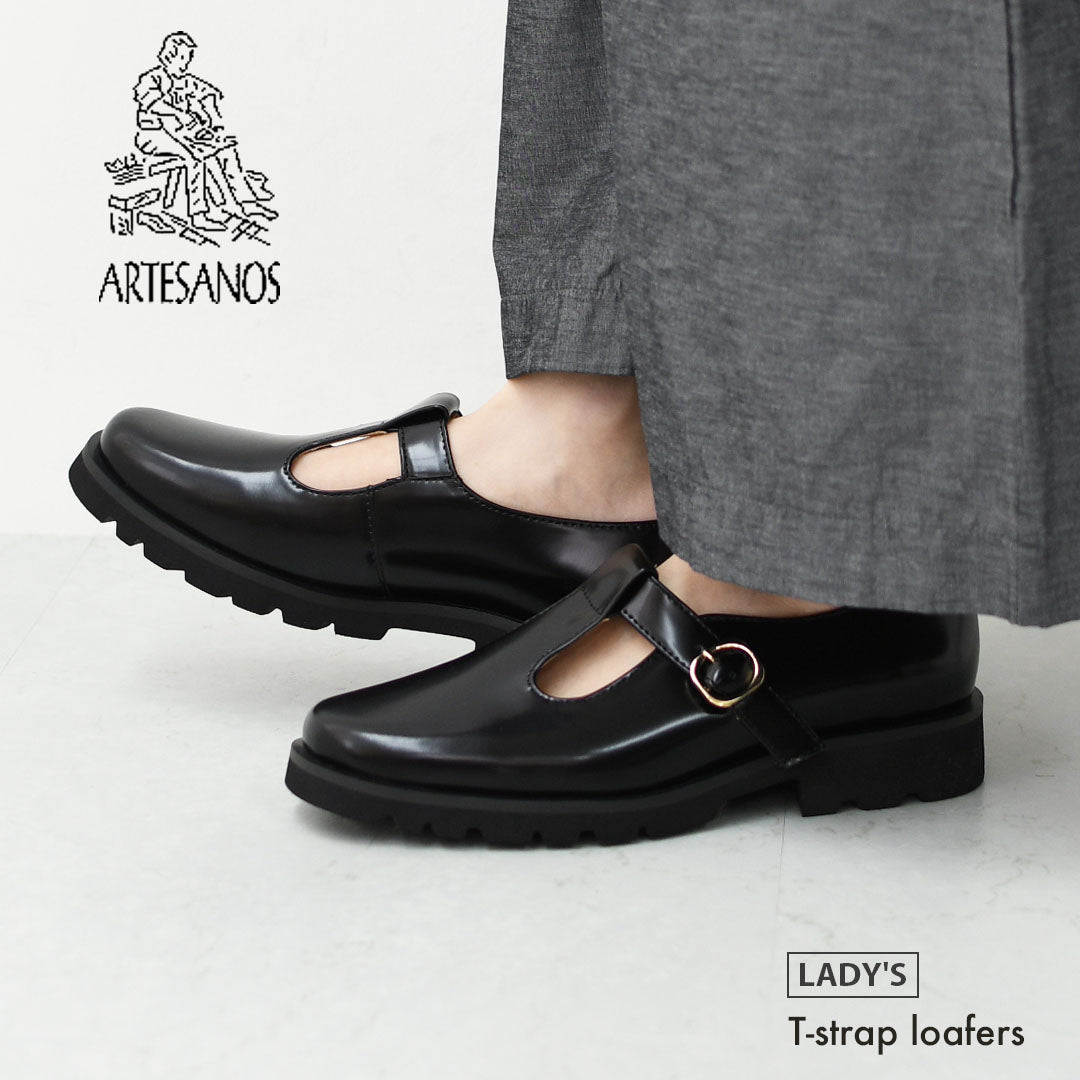 ARTESANOS [アルテサノス] Tストラップローファー [NSH312-31F] LADY'S