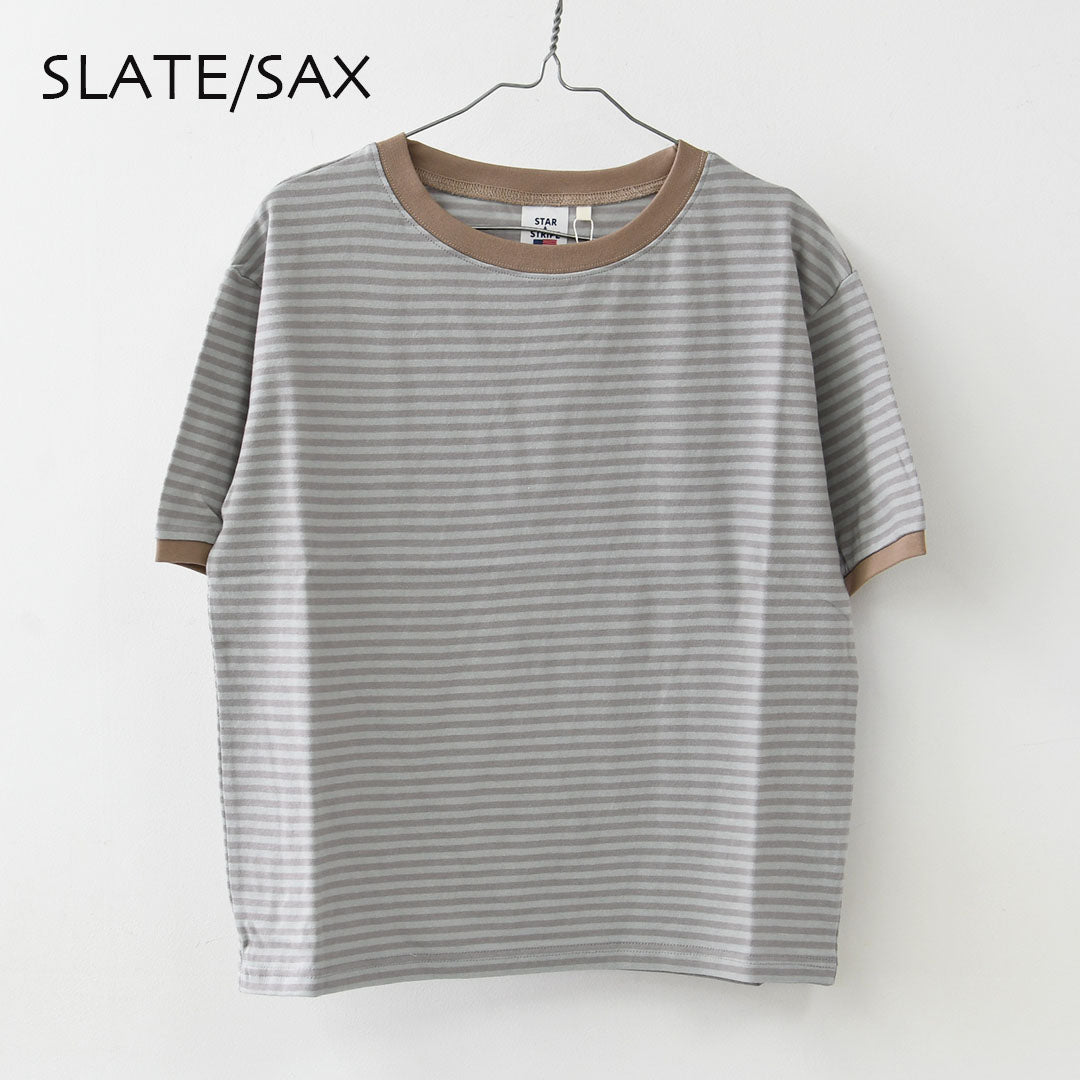 STAR&STRIPE [スターアンドストライプ] ボーダーリンガーTシャツ [SSMD-028] [2026SS]