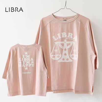 KHA:KI [カーキ] GOODWEAR Zodiac TEE  [MIL26SCS3555] グッドウエアゾディアック・ワイドTシャツ・ゆったりシルエット・七分袖・ワイドボックスシルエット・12星座・LADY'S [2026AW]