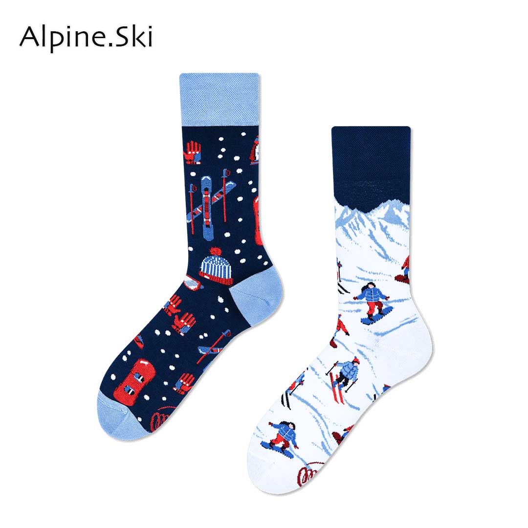 MANY MORNINGS[メニーモーニングス] Regular.Socks [r-socks] ポーランド製・靴下・柄・かわいい・プレゼントにも・ギフト・左右非対称・ LADY'S [2026SS]