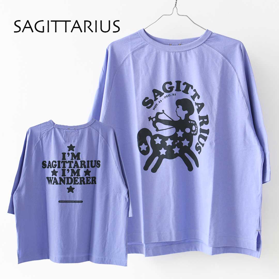 KHA:KI [カーキ] GOODWEAR Zodiac TEE  [MIL26SCS3555] グッドウエアゾディアック・ワイドTシャツ・ゆったりシルエット・七分袖・ワイドボックスシルエット・12星座・LADY'S [2026AW]