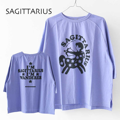 KHA:KI [カーキ] GOODWEAR Zodiac TEE  [MIL26SCS3555] グッドウエアゾディアック・ワイドTシャツ・ゆったりシルエット・七分袖・ワイドボックスシルエット・12星座・LADY'S [2026AW]
