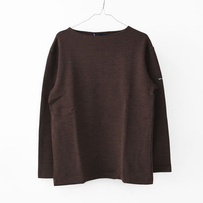 SAINT JAMES [セントジェームス 正規販売店] CACAO [00jc182-ca]  ダブルフェイスセーター・ミックスブラウン・MEN'S / LADY'S [2025AW]