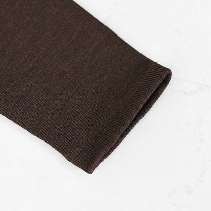 SAINT JAMES [セントジェームス 正規販売店] CACAO [00jc182-ca]  ダブルフェイスセーター・ミックスブラウン・MEN'S / LADY'S [2025AW]