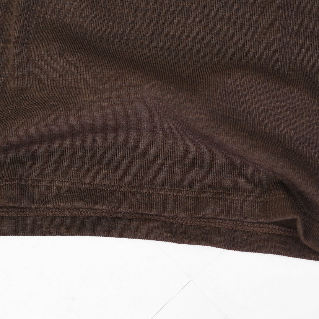 SAINT JAMES [セントジェームス 正規販売店] CACAO [00jc182-ca]  ダブルフェイスセーター・ミックスブラウン・MEN'S / LADY'S [2025AW]