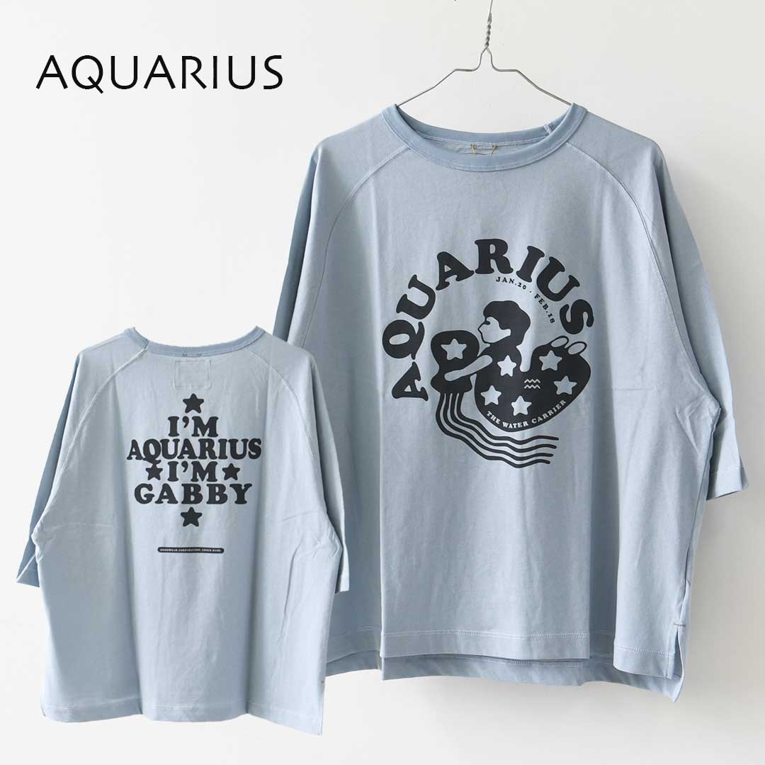 KHA:KI [カーキ] GOODWEAR Zodiac TEE  [MIL26SCS3555] グッドウエアゾディアック・ワイドTシャツ・ゆったりシルエット・七分袖・ワイドボックスシルエット・12星座・LADY'S [2026AW]