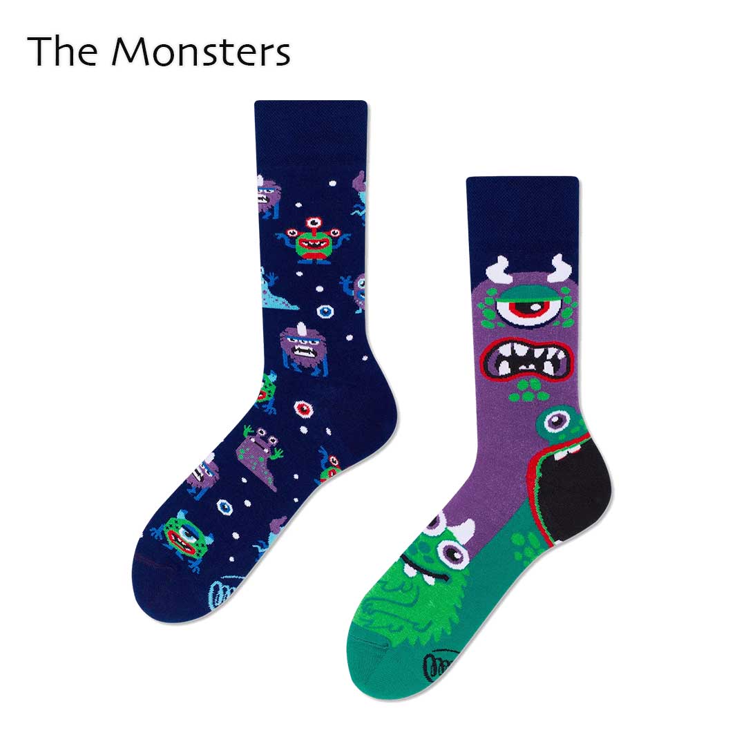 MANY MORNINGS[メニーモーニングス] Regular.Socks [r-socks] ポーランド製・靴下・柄・かわいい・プレゼントにも・ギフト・左右非対称・ LADY'S [2026SS]