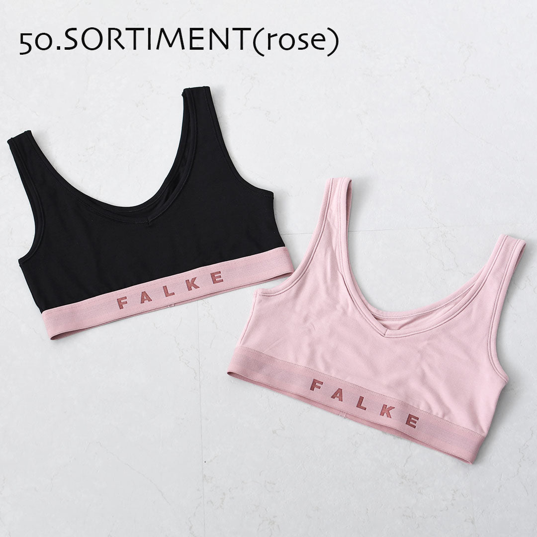 FALKE[ ファルケ] Bralette 2-Pack [69107] ブラレット2パック・ワイヤレスブラ・ノンワイヤー・肌着・柔らか素材・快適・美シルエット・LADY'S [2026SS]