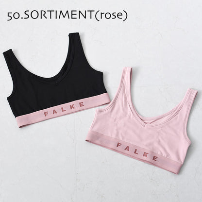FALKE[ ファルケ] Bralette 2-Pack [69107] ブラレット2パック・ワイヤレスブラ・ノンワイヤー・肌着・柔らか素材・快適・美シルエット・LADY'S [2026SS]