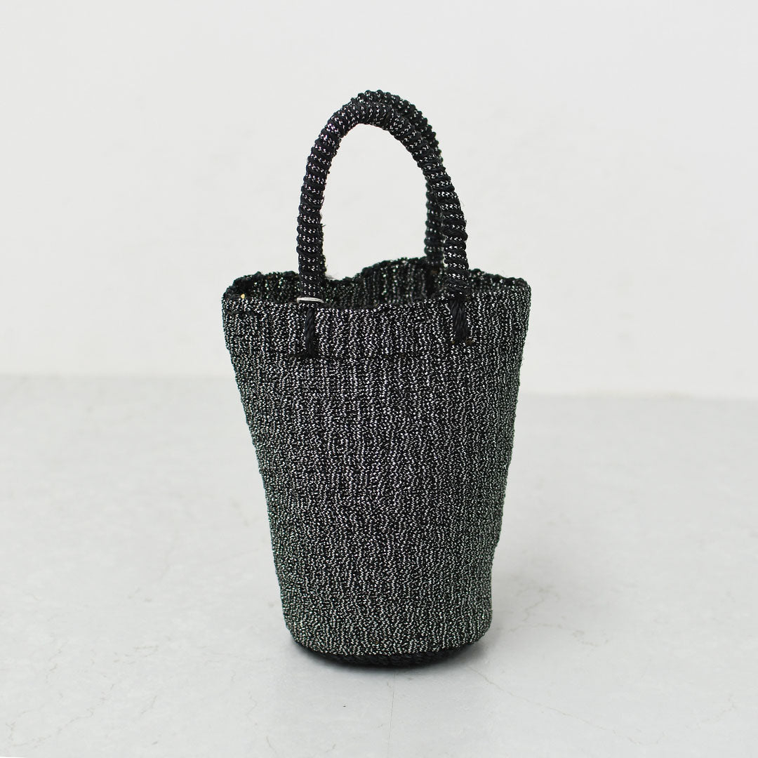 BAGMATI [バグマティ] メタリック2wayカゴバッグ [BBK25-SS13] かごバッグ・2wayバッグ・ハンドバッグ・ショルダーバッグ・メタリック・MEN'S / LADY'S [2026SS]