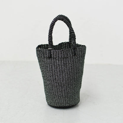 BAGMATI [バグマティ] メタリック2wayカゴバッグ [BBK25-SS13] かごバッグ・2wayバッグ・ハンドバッグ・ショルダーバッグ・メタリック・MEN'S / LADY'S [2026SS]
