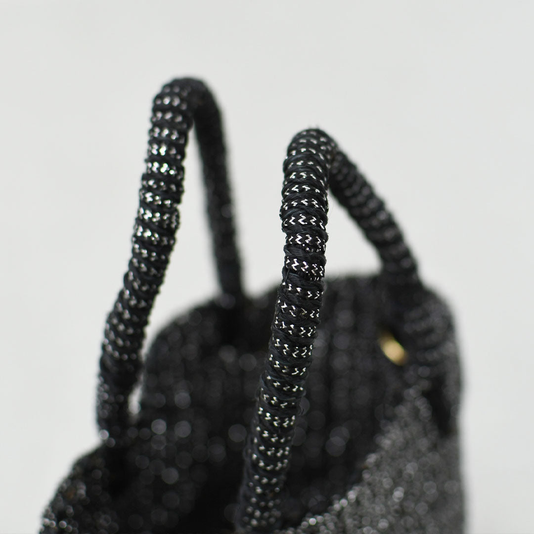 BAGMATI [バグマティ] メタリック2wayカゴバッグ [BBK25-SS13] かごバッグ・2wayバッグ・ハンドバッグ・ショルダーバッグ・メタリック・MEN'S / LADY'S [2026SS]