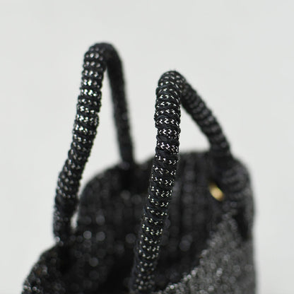 BAGMATI [バグマティ] メタリック2wayカゴバッグ [BBK25-SS13] かごバッグ・2wayバッグ・ハンドバッグ・ショルダーバッグ・メタリック・MEN'S / LADY'S [2026SS]