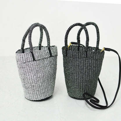 BAGMATI [バグマティ] メタリック2wayカゴバッグ [BBK25-SS13] かごバッグ・2wayバッグ・ハンドバッグ・ショルダーバッグ・メタリック・MEN'S / LADY'S [2026SS]