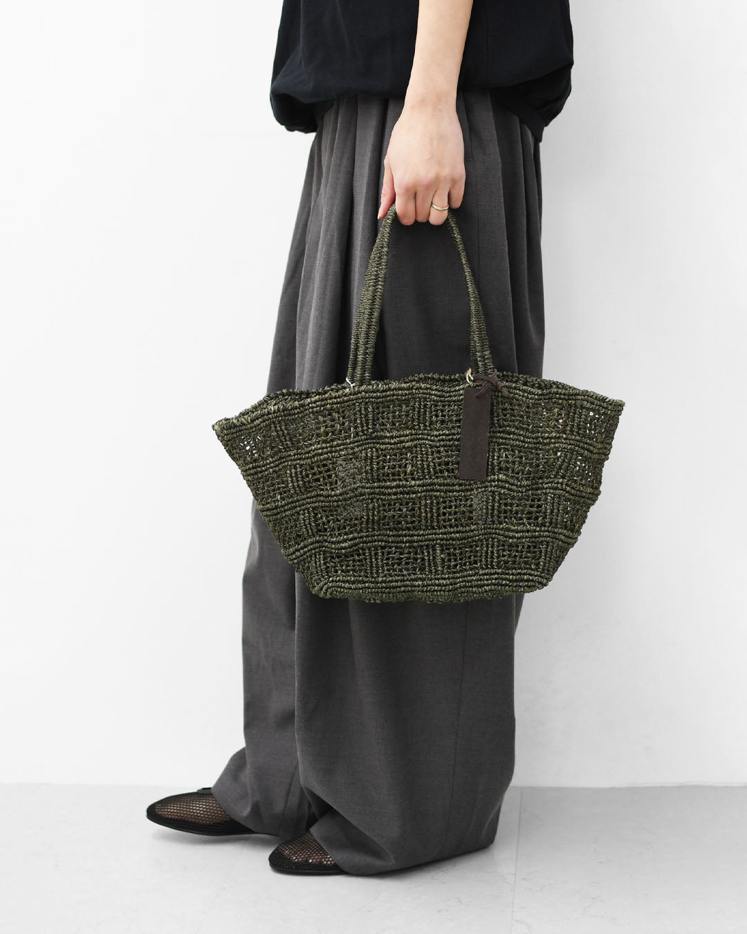 BAGMATI [バグマティ] カゴトートバッグ [BBK26-SS07] カゴバッグ・ハンドバッグ・トートバッグ・アバカ・LADY'S [2026SS]