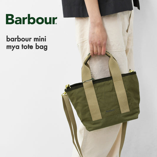 Barbour [バブアー] barbour mini mya tote bag  [lba0523] バブアーミニマヤトートバック・トートバッグ・コットンキャンバス・軽量バッグ・2WAY・綿・MEN'S / LADY'S [2026SS]