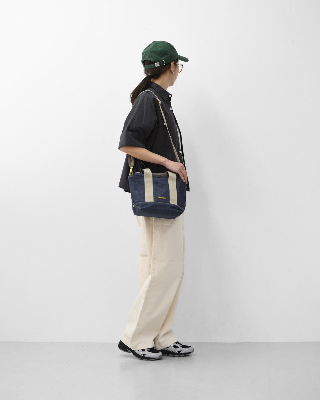 Barbour [バブアー]  Mya mini denim tote bag  [LBA0539] Mya ミニデニム トートバッグ・TOTEBAG・トートバッグ・コットンキャンバス・綿・ロゴ・MEN'S / LADY'S [2026SS]