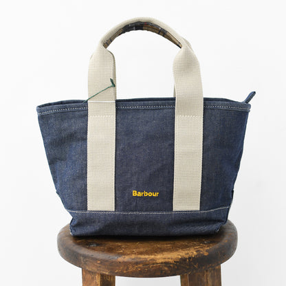 Barbour [バブアー]  Mya mini denim tote bag  [LBA0539] Mya ミニデニム トートバッグ・TOTEBAG・トートバッグ・コットンキャンバス・綿・ロゴ・MEN'S / LADY'S [2026SS]