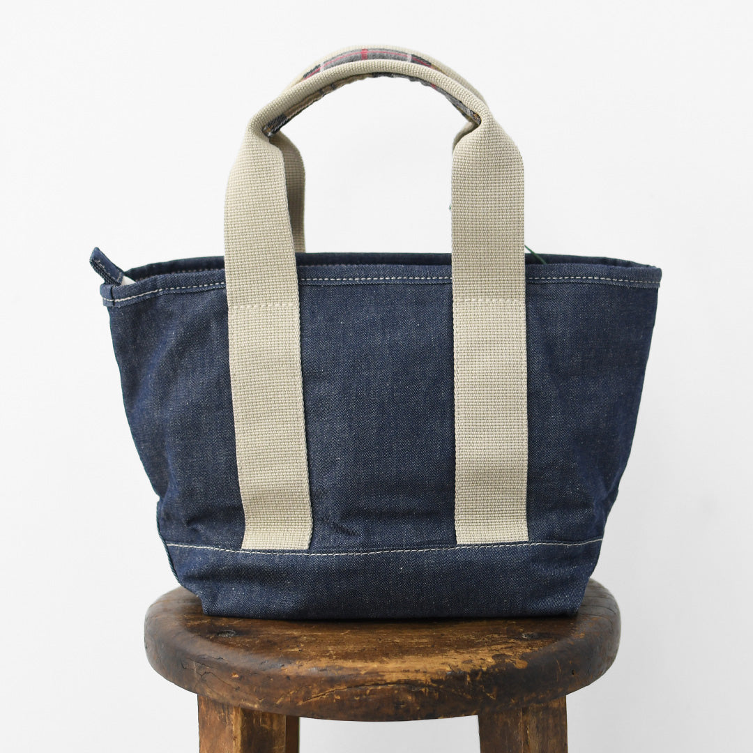 Barbour [バブアー]  Mya mini denim tote bag  [LBA0539] Mya ミニデニム トートバッグ・TOTEBAG・トートバッグ・コットンキャンバス・綿・ロゴ・MEN'S / LADY'S [2026SS]