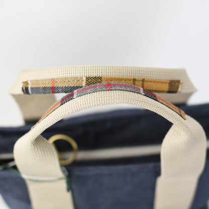 Barbour [バブアー]  Mya mini denim tote bag  [LBA0539] Mya ミニデニム トートバッグ・TOTEBAG・トートバッグ・コットンキャンバス・綿・ロゴ・MEN'S / LADY'S [2026SS]