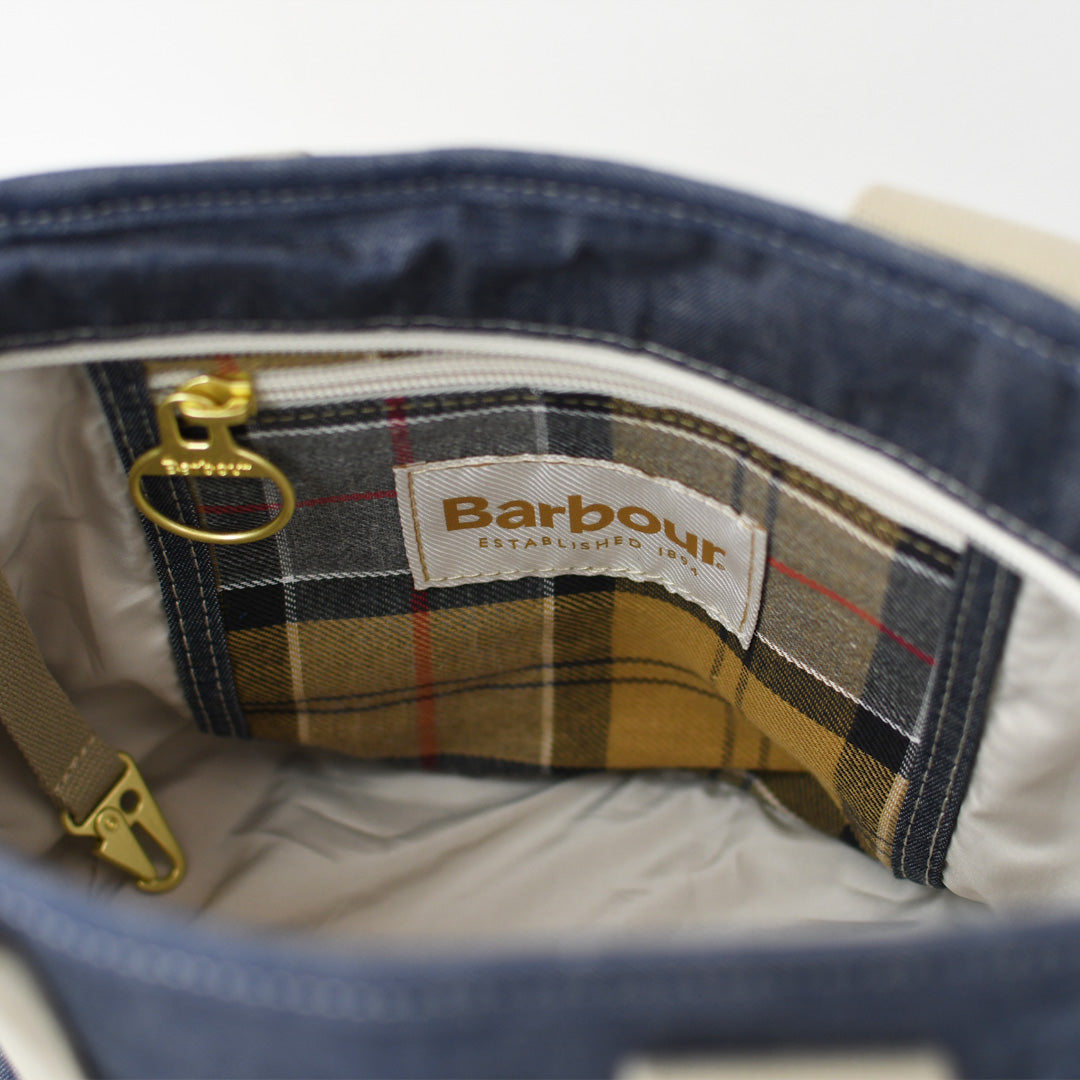 Barbour [バブアー]  Mya mini denim tote bag  [LBA0539] Mya ミニデニム トートバッグ・TOTEBAG・トートバッグ・コットンキャンバス・綿・ロゴ・MEN'S / LADY'S [2026SS]