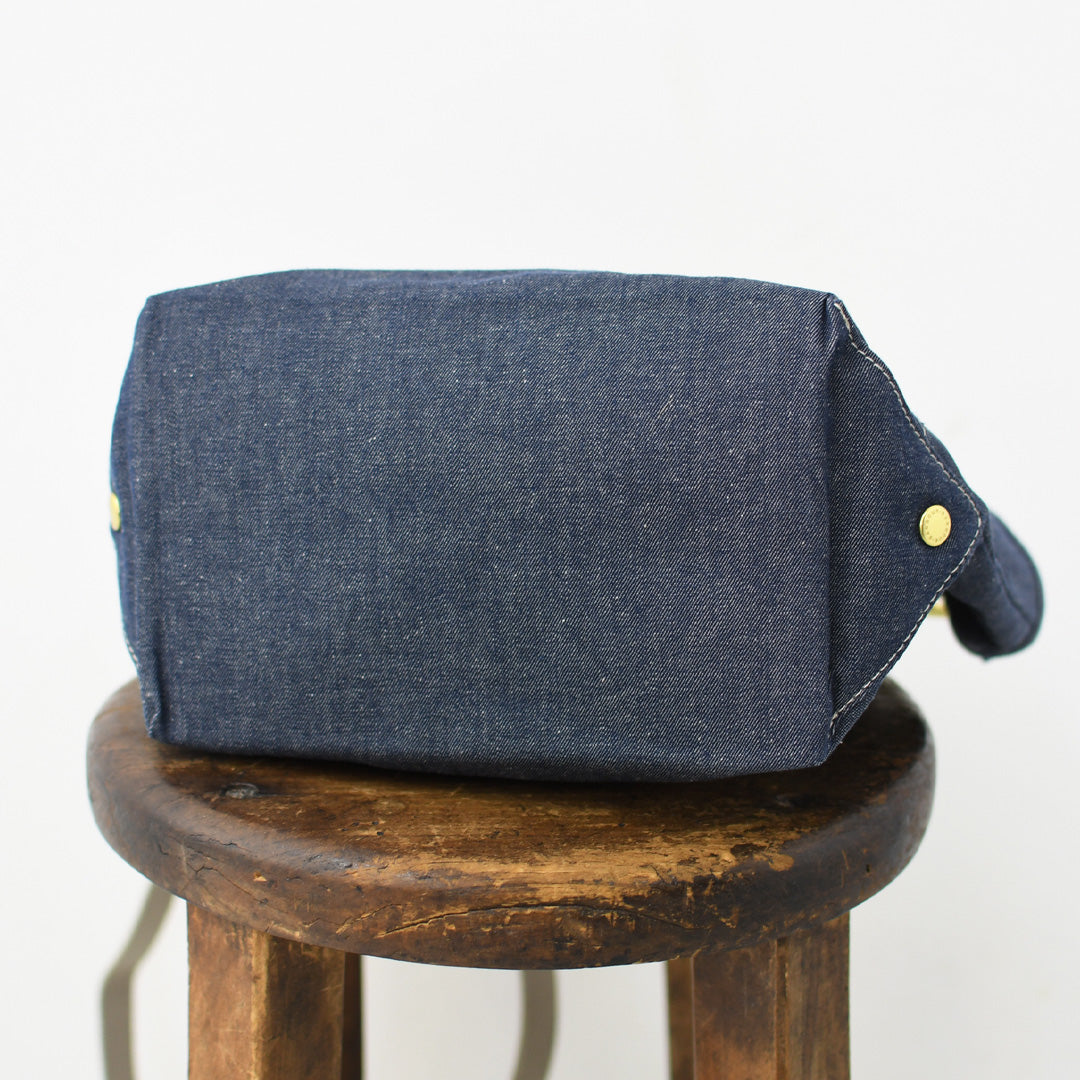 Barbour [バブアー]  Mya mini denim tote bag  [LBA0539] Mya ミニデニム トートバッグ・TOTEBAG・トートバッグ・コットンキャンバス・綿・ロゴ・MEN'S / LADY'S [2026SS]