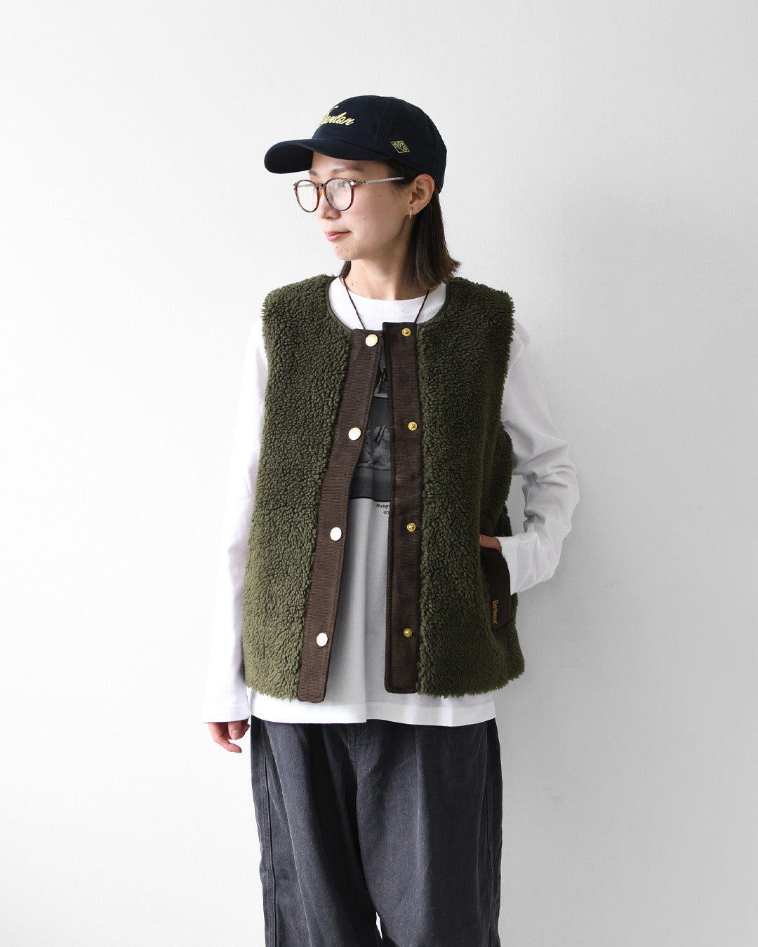 Barbour [バブアー] Dulsie [LLI0016] ダルシー・ボアライナーベスト・ベスト・ボアベスト・ミリタリー・LADY'S [2026AW]