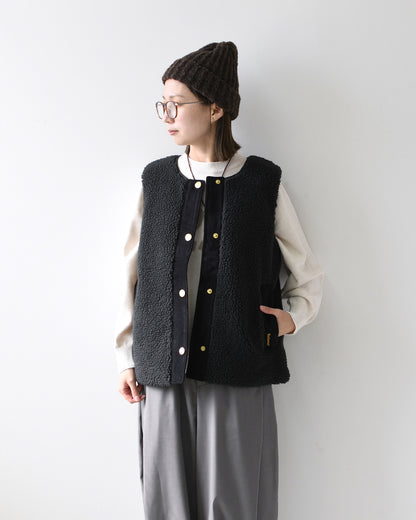 Barbour [バブアー] Dulsie [LLI0016] ダルシー・ボアライナーベスト・ベスト・ボアベスト・ミリタリー・LADY'S [2026AW]