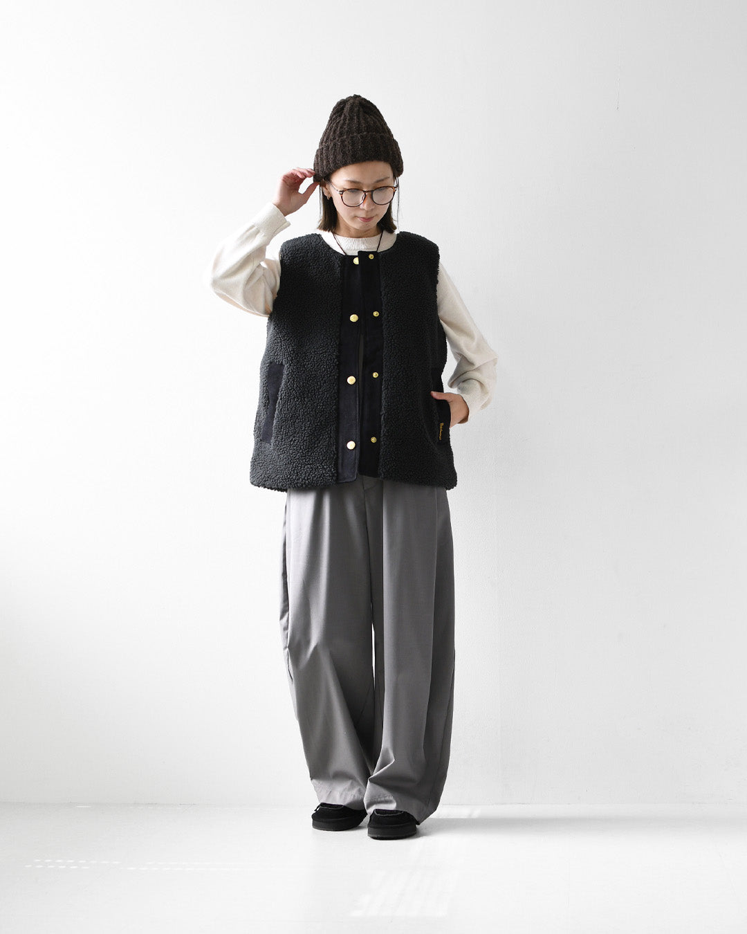 Barbour [バブアー] Dulsie [LLI0016] ダルシー・ボアライナーベスト・ベスト・ボアベスト・ミリタリー・LADY'S [2026AW]