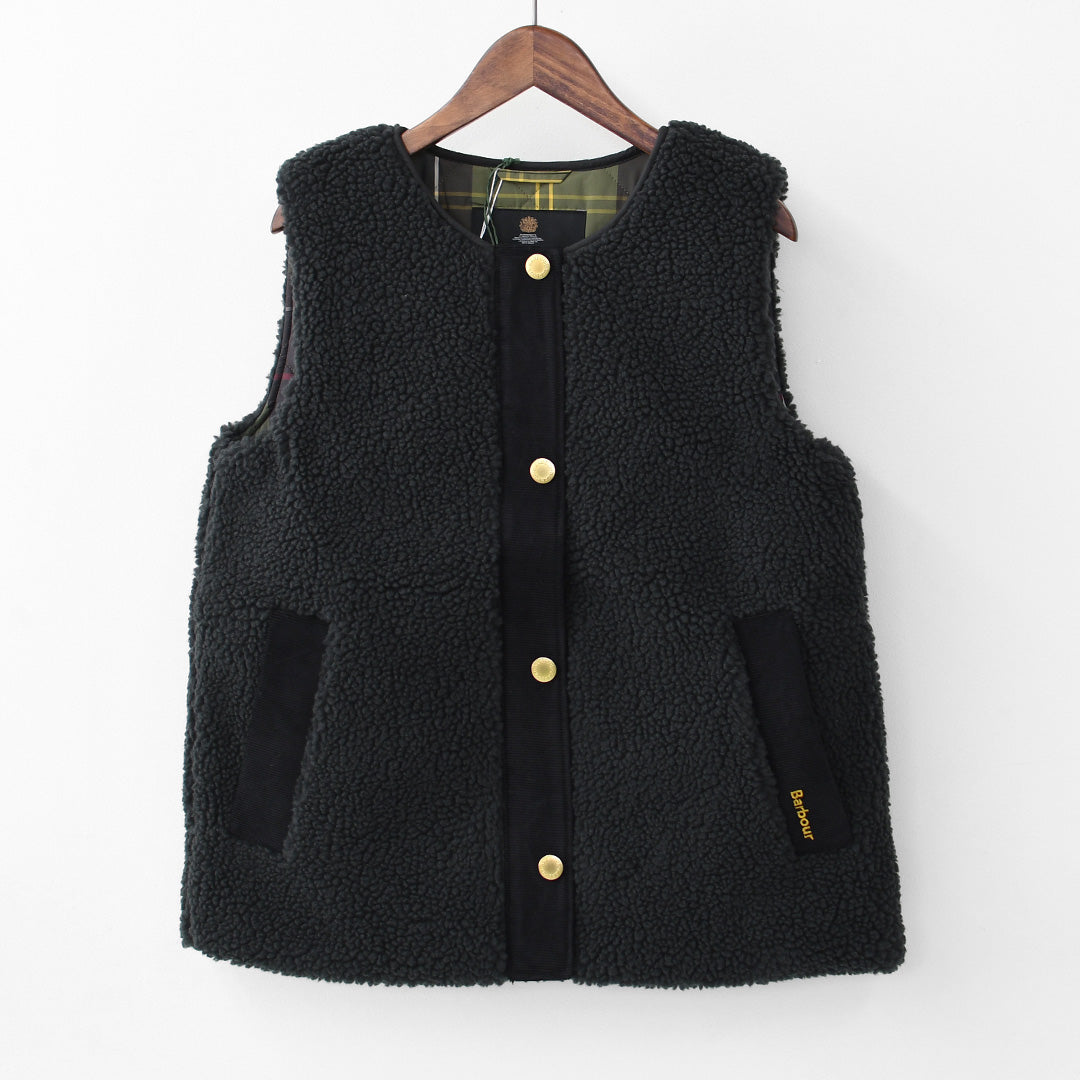 Barbour [バブアー] Dulsie [LLI0016] ダルシー・ボアライナーベスト・ベスト・ボアベスト・ミリタリー・LADY'S [2026AW]