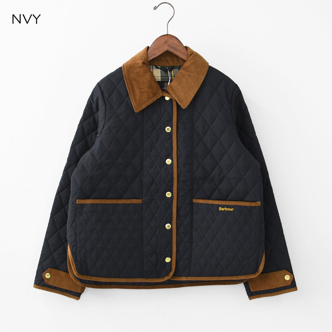 Barbour [バブアー] Ainsdale [LQU1924] エインズデール・キルティングジャケット・ダイヤモンドキルト・コーデュロイ襟・ジャケット・アウター・LADY'S [2026AW]