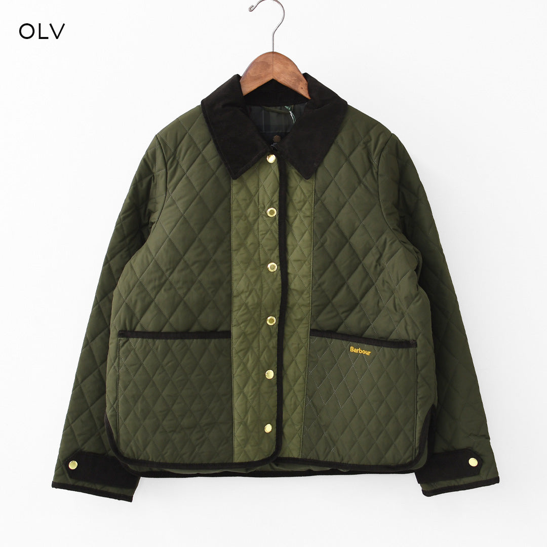 Barbour [バブアー] Ainsdale [LQU1924] エインズデール・キルティングジャケット・ダイヤモンドキルト・コーデュロイ襟・ジャケット・アウター・LADY'S [2026AW]