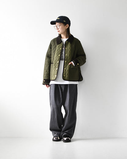 Barbour [バブアー] Ainsdale [LQU1924] エインズデール・キルティングジャケット・ダイヤモンドキルト・コーデュロイ襟・ジャケット・アウター・LADY'S [2026AW]