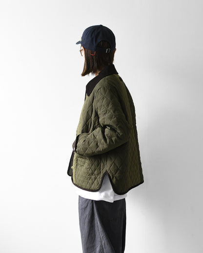 Barbour [バブアー] Ainsdale [LQU1924] エインズデール・キルティングジャケット・ダイヤモンドキルト・コーデュロイ襟・ジャケット・アウター・LADY'S [2026AW]