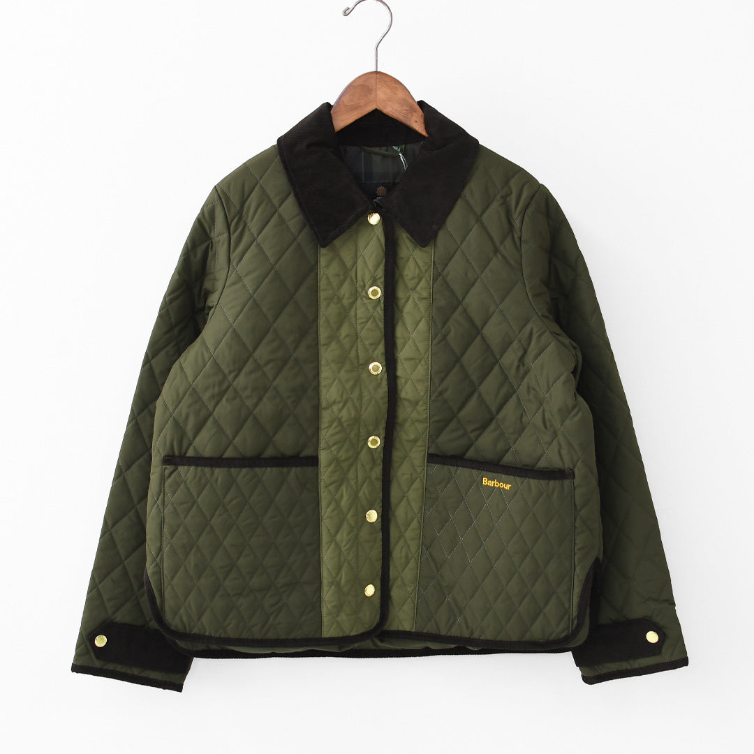 Barbour [バブアー] Ainsdale [LQU1924] エインズデール・キルティングジャケット・ダイヤモンドキルト・コーデュロイ襟・ジャケット・アウター・LADY'S [2026AW]