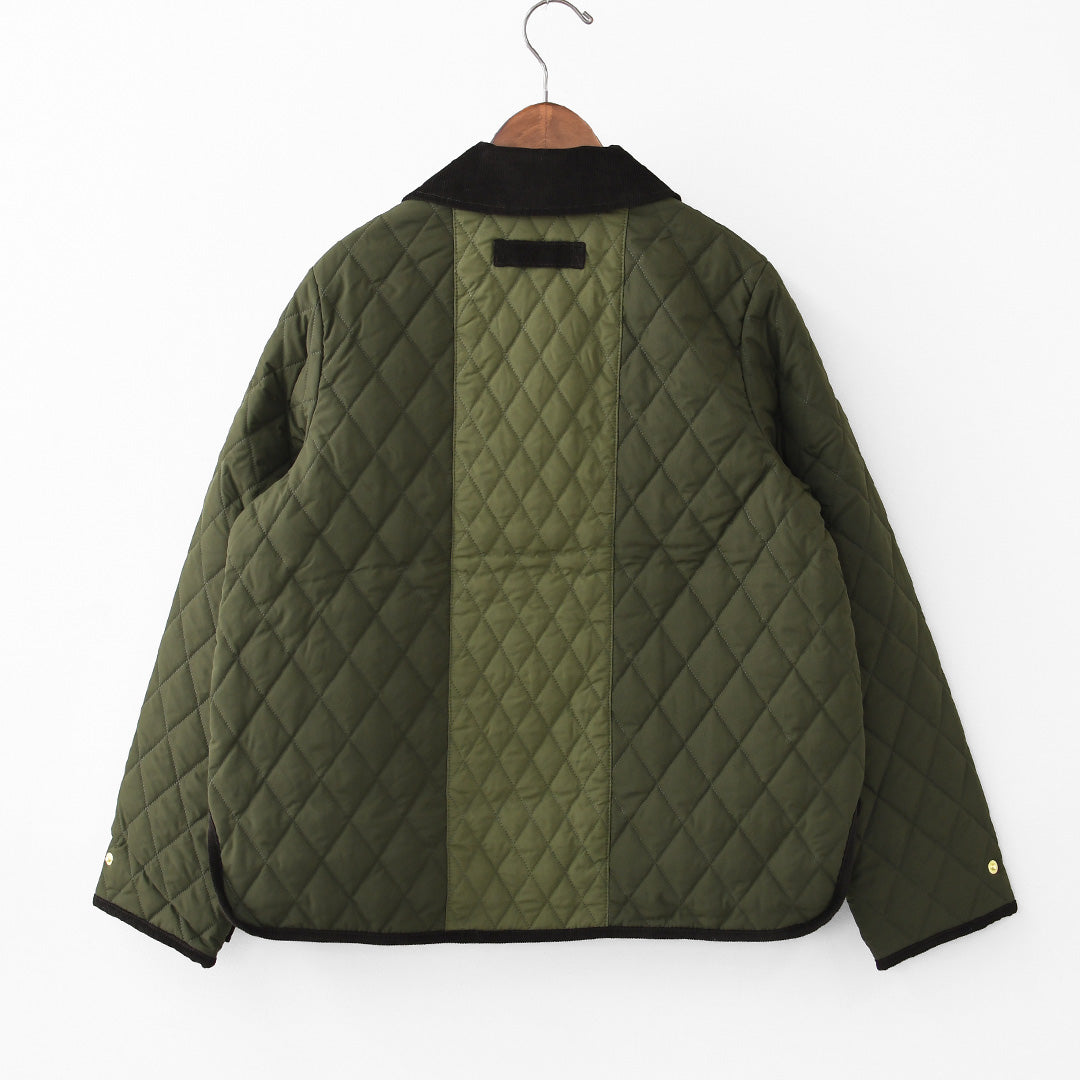 Barbour [バブアー] Ainsdale [LQU1924] エインズデール・キルティングジャケット・ダイヤモンドキルト・コーデュロイ襟・ジャケット・アウター・LADY'S [2026AW]
