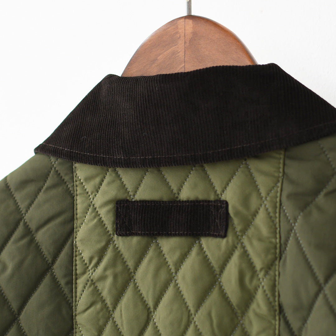 Barbour [バブアー] Ainsdale [LQU1924] エインズデール・キルティングジャケット・ダイヤモンドキルト・コーデュロイ襟・ジャケット・アウター・LADY'S [2026AW]