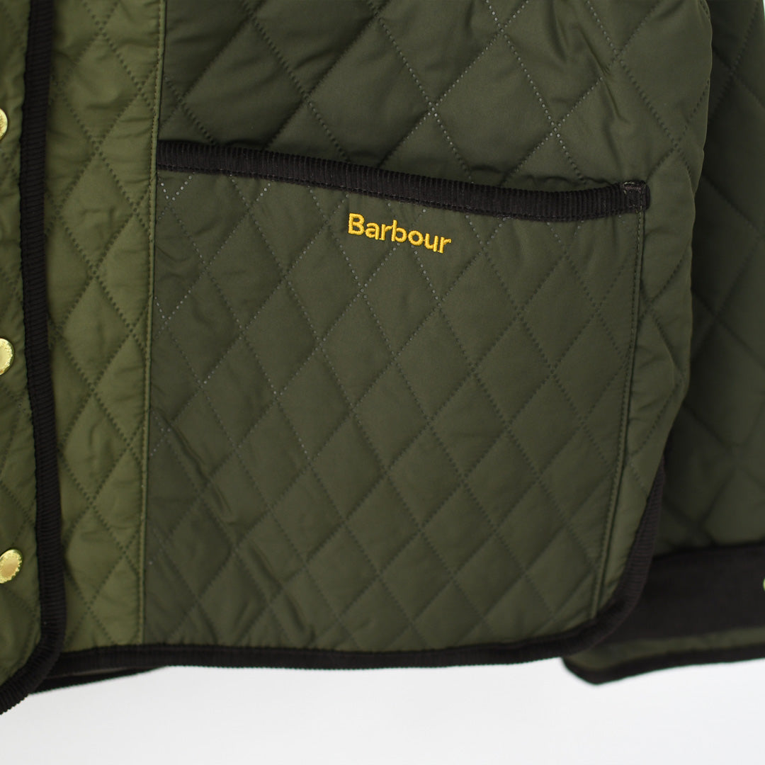 Barbour [バブアー] Ainsdale [LQU1924] エインズデール・キルティングジャケット・ダイヤモンドキルト・コーデュロイ襟・ジャケット・アウター・LADY'S [2026AW]