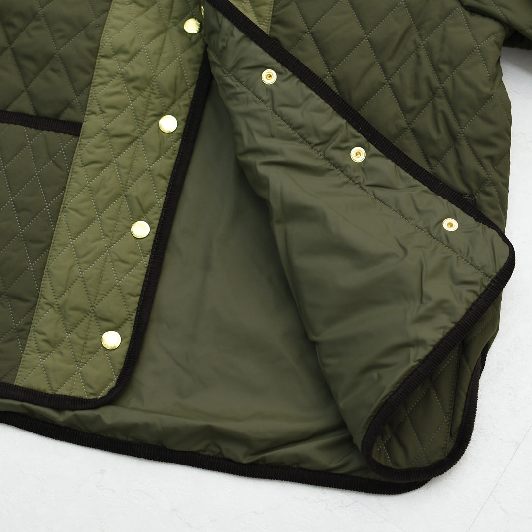 Barbour [バブアー] Ainsdale [LQU1924] エインズデール・キルティングジャケット・ダイヤモンドキルト・コーデュロイ襟・ジャケット・アウター・LADY'S [2026AW]