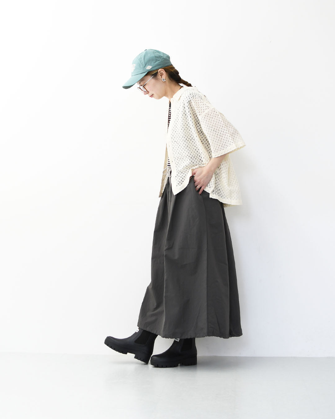 Barbour [バブアー] Halton [LRF0100] ホルトン・サイドゴア レインブーツ（レディース）・シーズンレス・レディースブーツ・ショートブーツ・長靴・キャンプ・フェス・アウトドア・LADY'S [2026SS]
