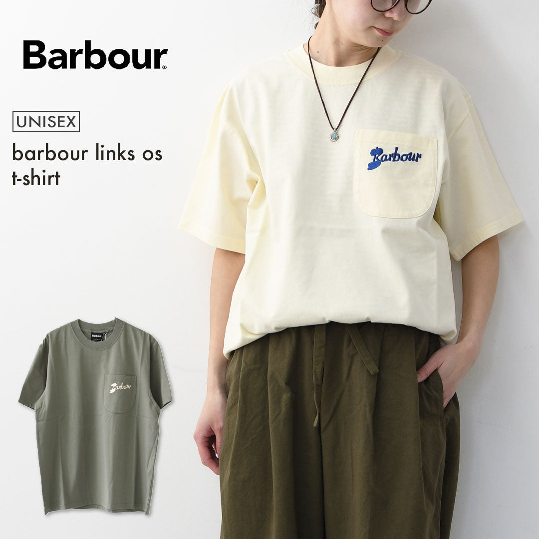 Barbour [バブアー] barbour links os t-shirt  [MTS1556] バブアー リンクス オーバーサイズド Tシャツ・ポケットTシャツ・オーバーサイズシルエット・半袖・綿・MEN'S / LADY'S [2026SS]