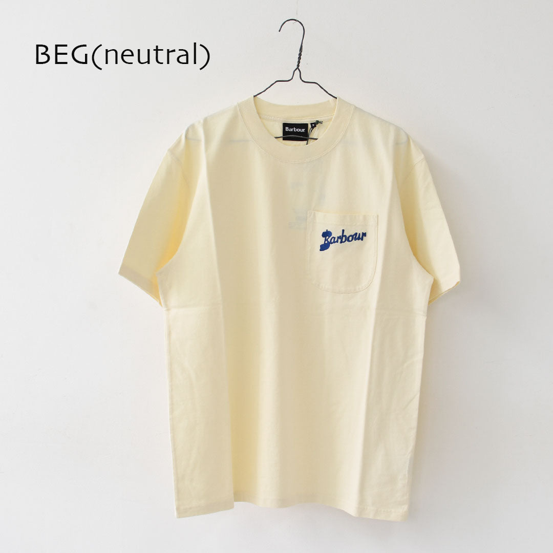 Barbour [バブアー] barbour links os t-shirt  [MTS1556] バブアー リンクス オーバーサイズド Tシャツ・ポケットTシャツ・オーバーサイズシルエット・半袖・綿・MEN'S / LADY'S [2026SS]