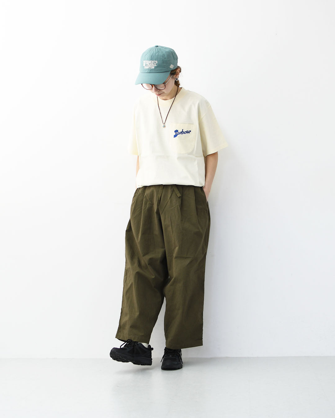 Barbour [バブアー] barbour links os t-shirt  [MTS1556] バブアー リンクス オーバーサイズド Tシャツ・ポケットTシャツ・オーバーサイズシルエット・半袖・綿・MEN'S / LADY'S [2026SS]