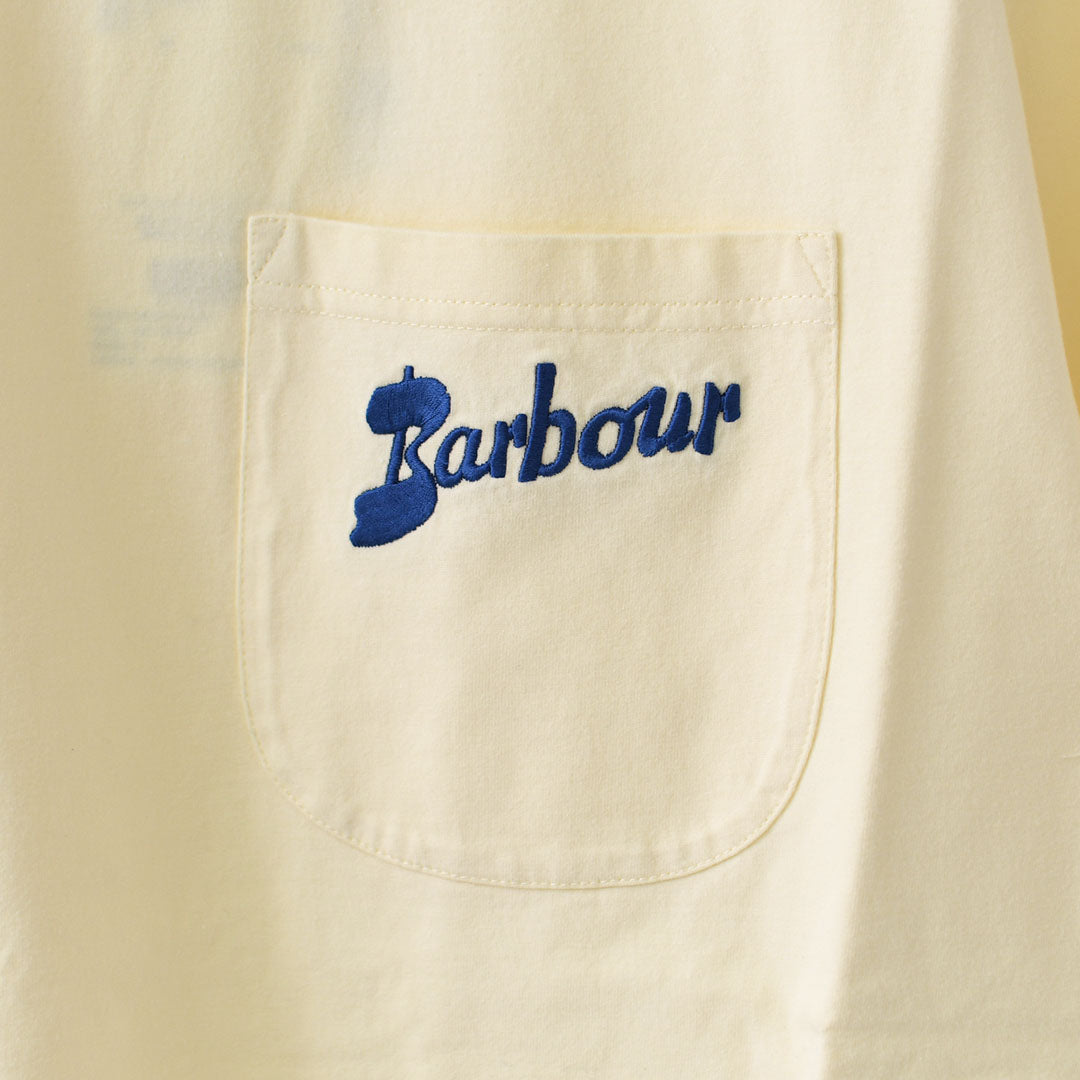 Barbour [バブアー] barbour links os t-shirt  [MTS1556] バブアー リンクス オーバーサイズド Tシャツ・ポケットTシャツ・オーバーサイズシルエット・半袖・綿・MEN'S / LADY'S [2026SS]