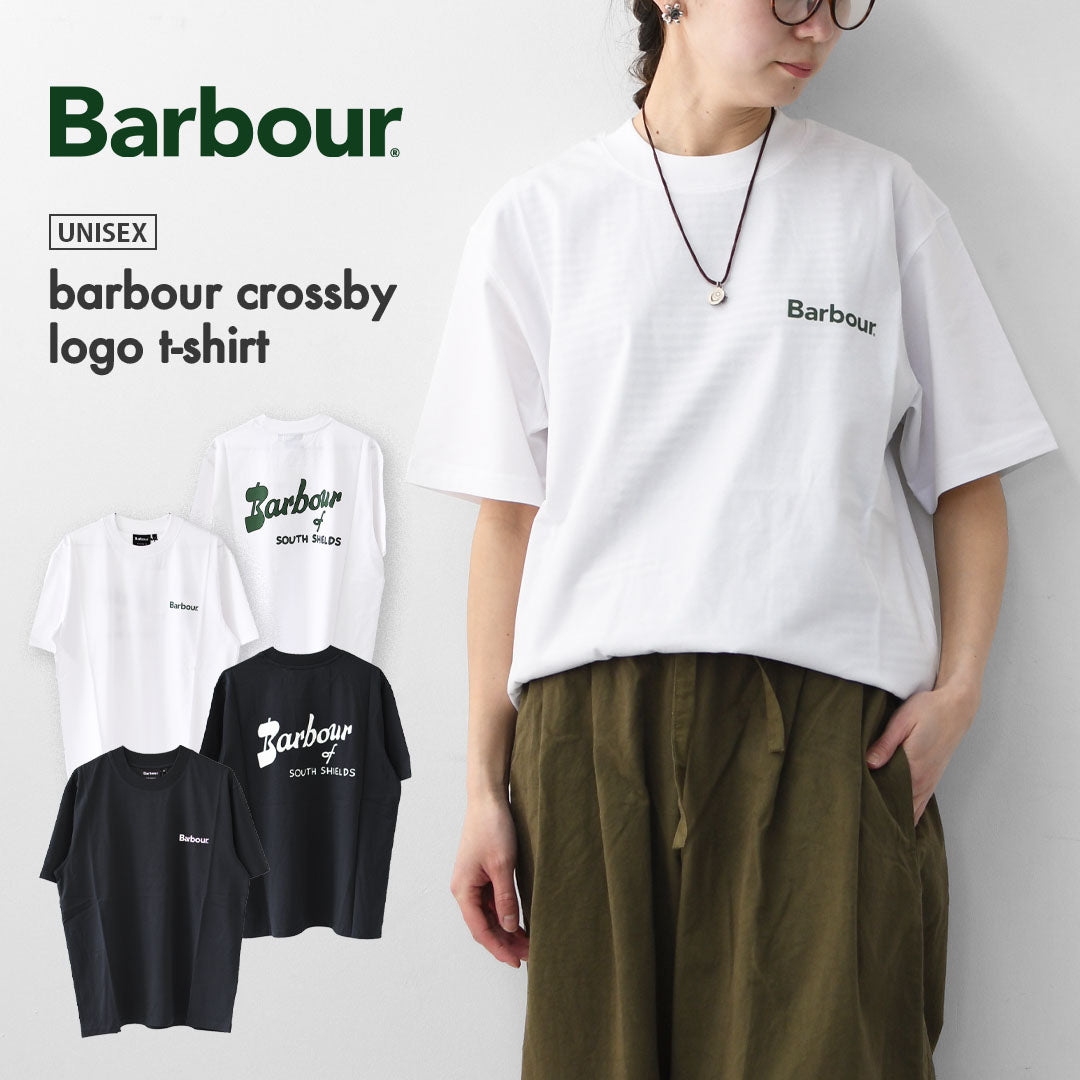 Barbour [バブアー] barbour crossby logo t-shirt  [MTS1676] バブアークロスビーロゴTシャツ・バックロゴT・半袖・綿・MEN'S / LADY'S [2026SS]