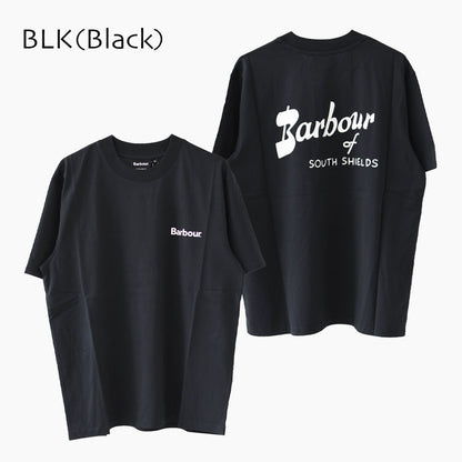 Barbour [バブアー] barbour crossby logo t-shirt  [MTS1676] バブアークロスビーロゴTシャツ・バックロゴT・半袖・綿・MEN'S / LADY'S [2026SS]