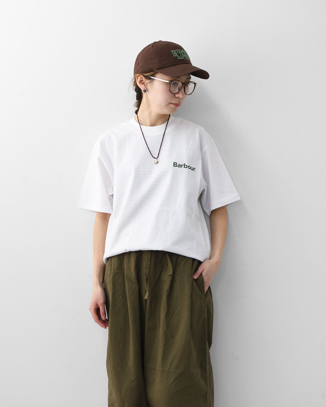 Barbour [バブアー] barbour crossby logo t-shirt  [MTS1676] バブアークロスビーロゴTシャツ・バックロゴT・半袖・綿・MEN'S / LADY'S [2026SS]