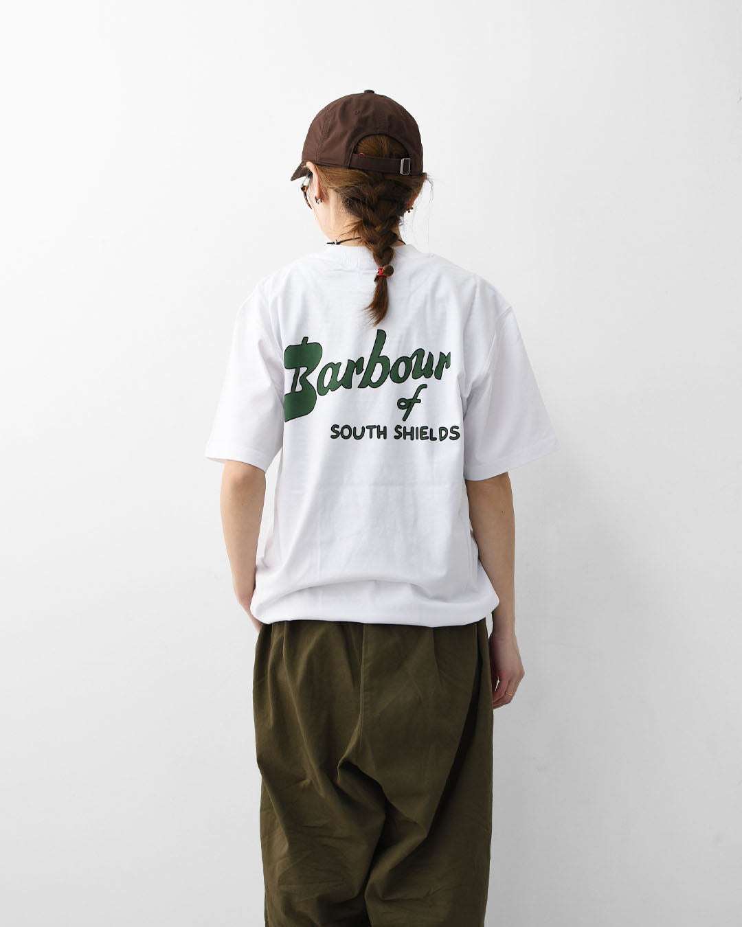 Barbour [バブアー] barbour crossby logo t-shirt  [MTS1676] バブアークロスビーロゴTシャツ・バックロゴT・半袖・綿・MEN'S / LADY'S [2026SS]