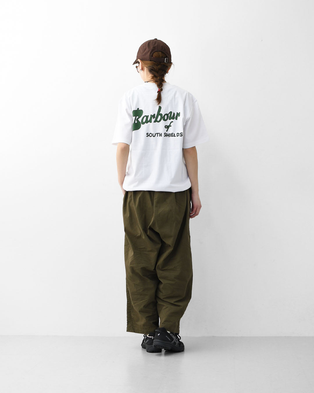 Barbour [バブアー] barbour crossby logo t-shirt  [MTS1676] バブアークロスビーロゴTシャツ・バックロゴT・半袖・綿・MEN'S / LADY'S [2026SS]